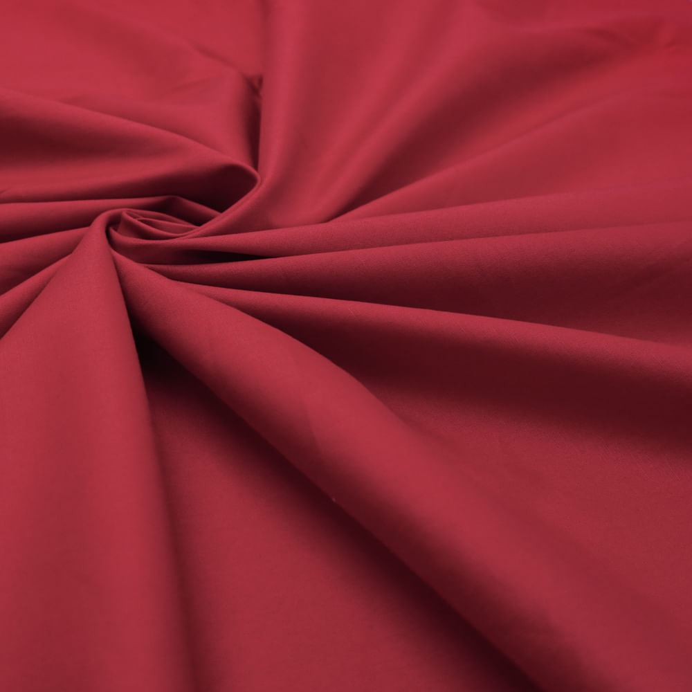 Tecido tricoline com elastano vermelho