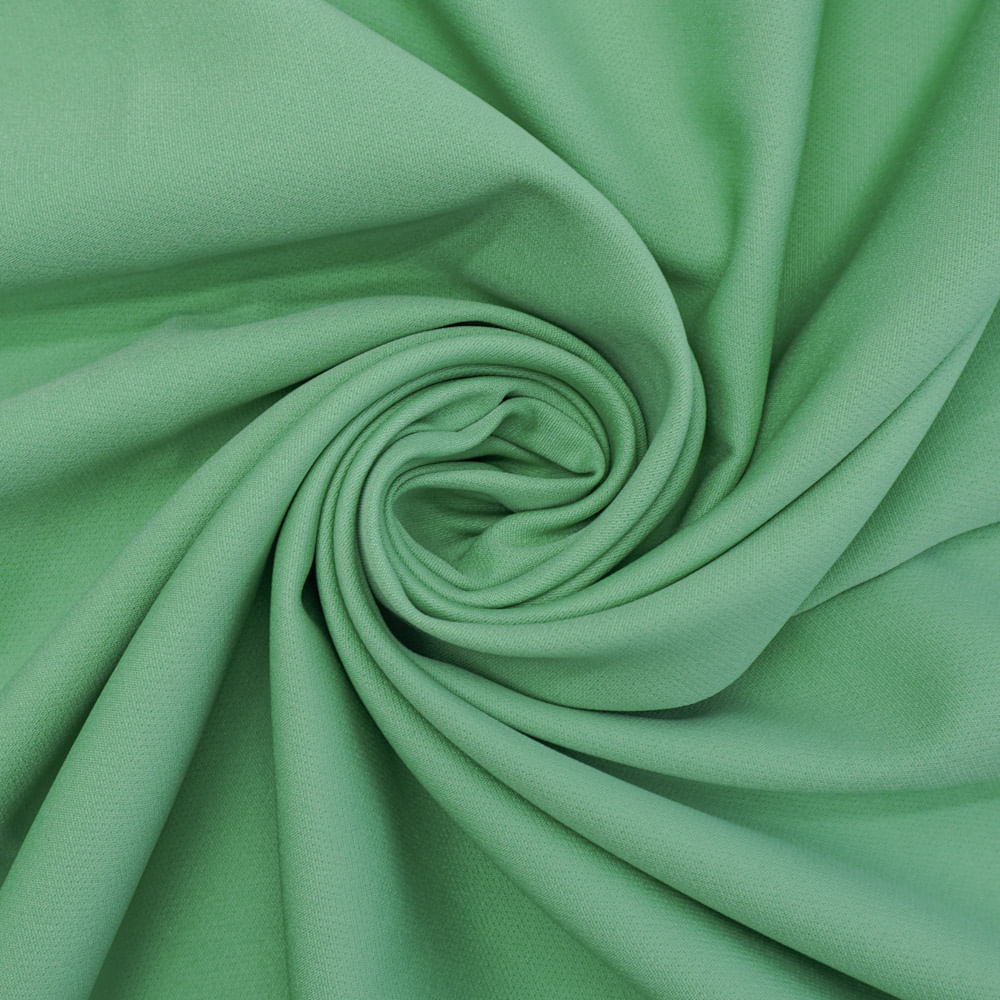Tecido crepe alfaiataria leve verde pastel