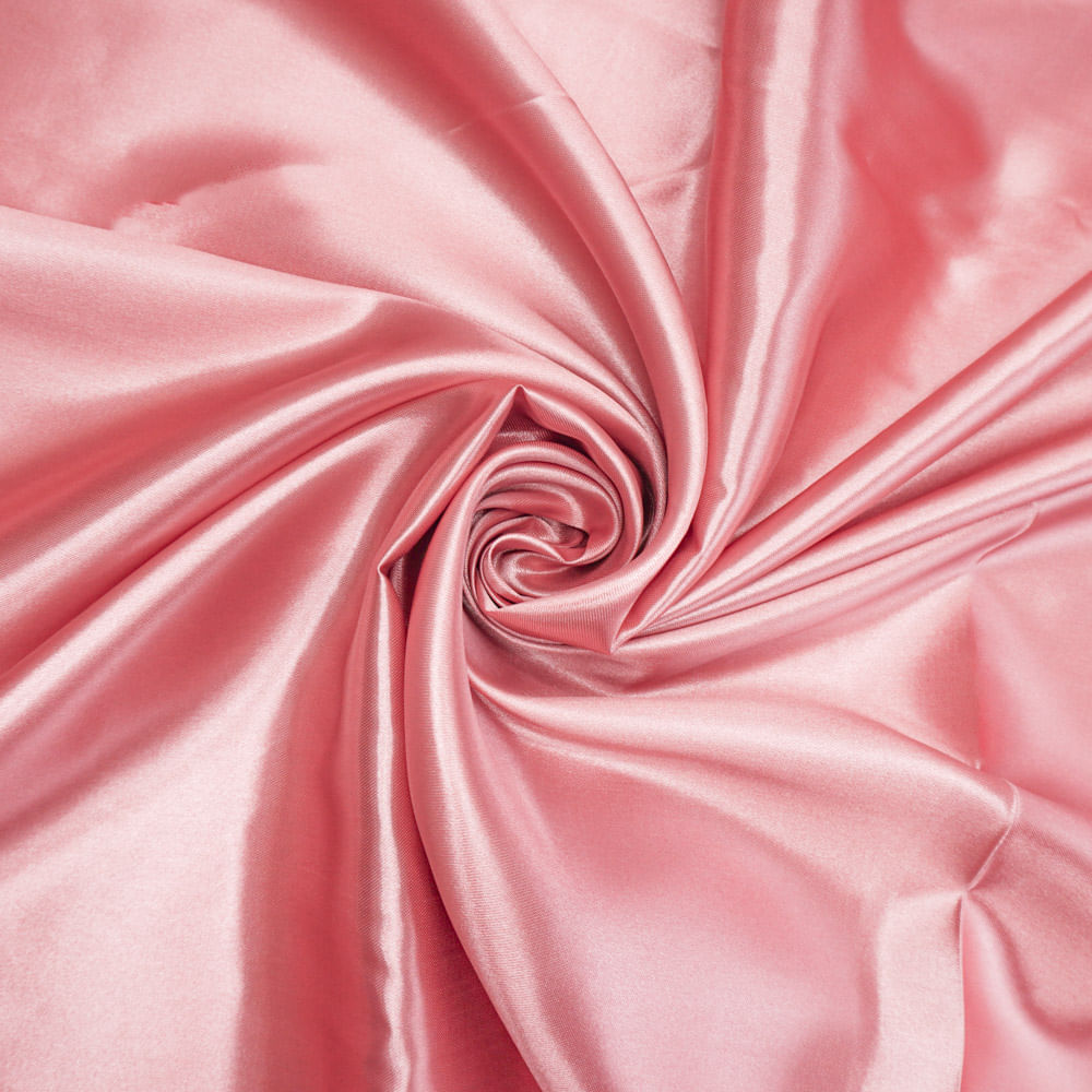 Tecido cetim charmousse rosê