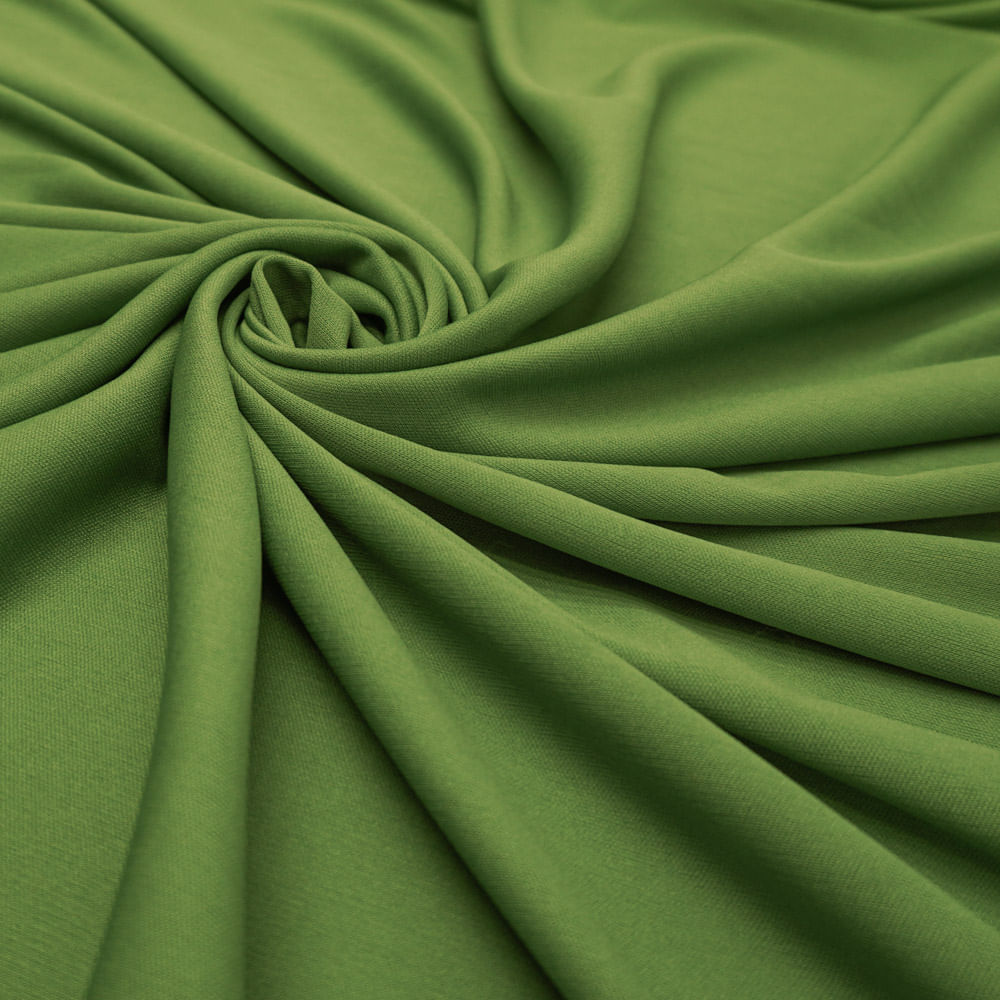 Tecido malha helanca verde folha