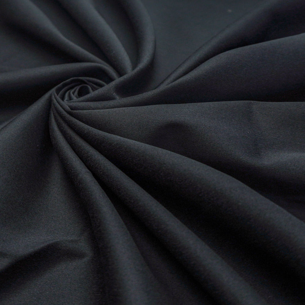 Tecido sarja com elastano preto
