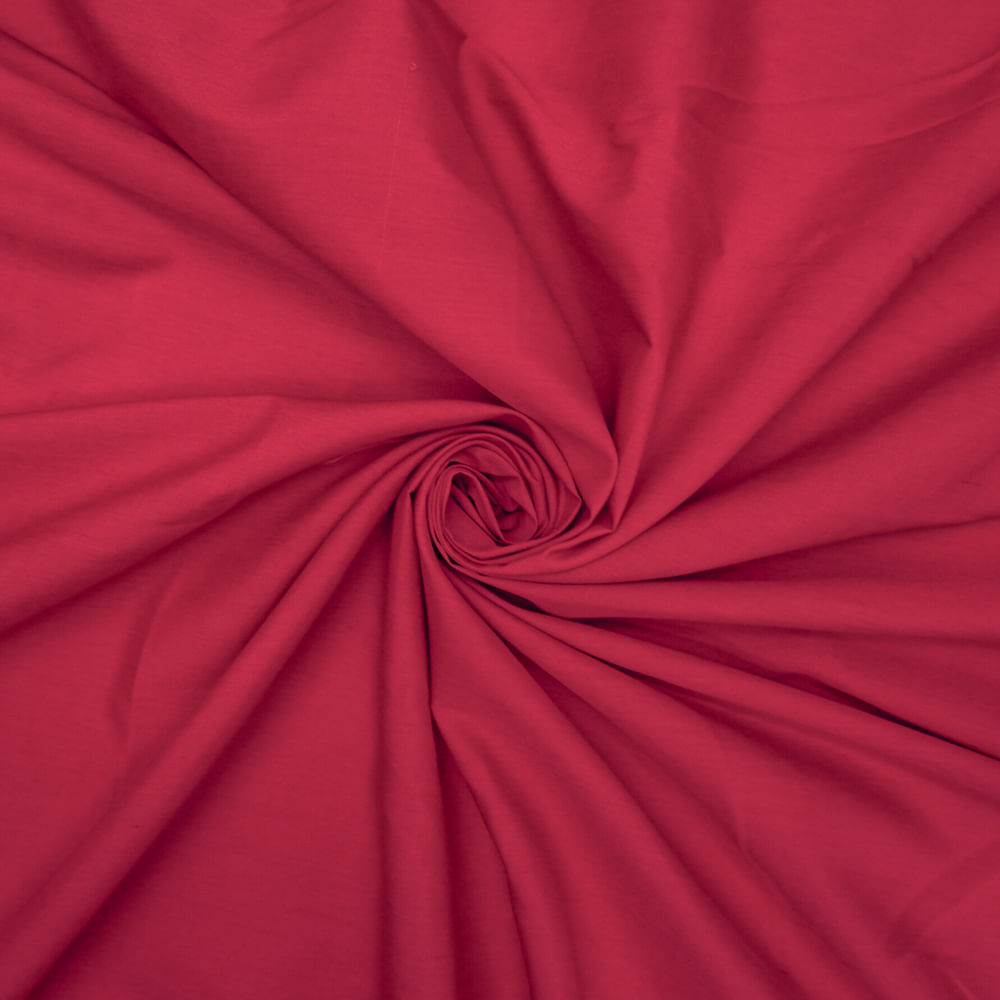 Tecido tricoline misto vermelho
