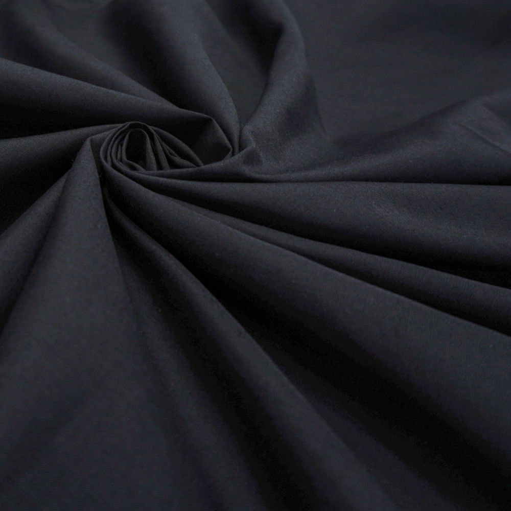Tecido tricoline misto preto