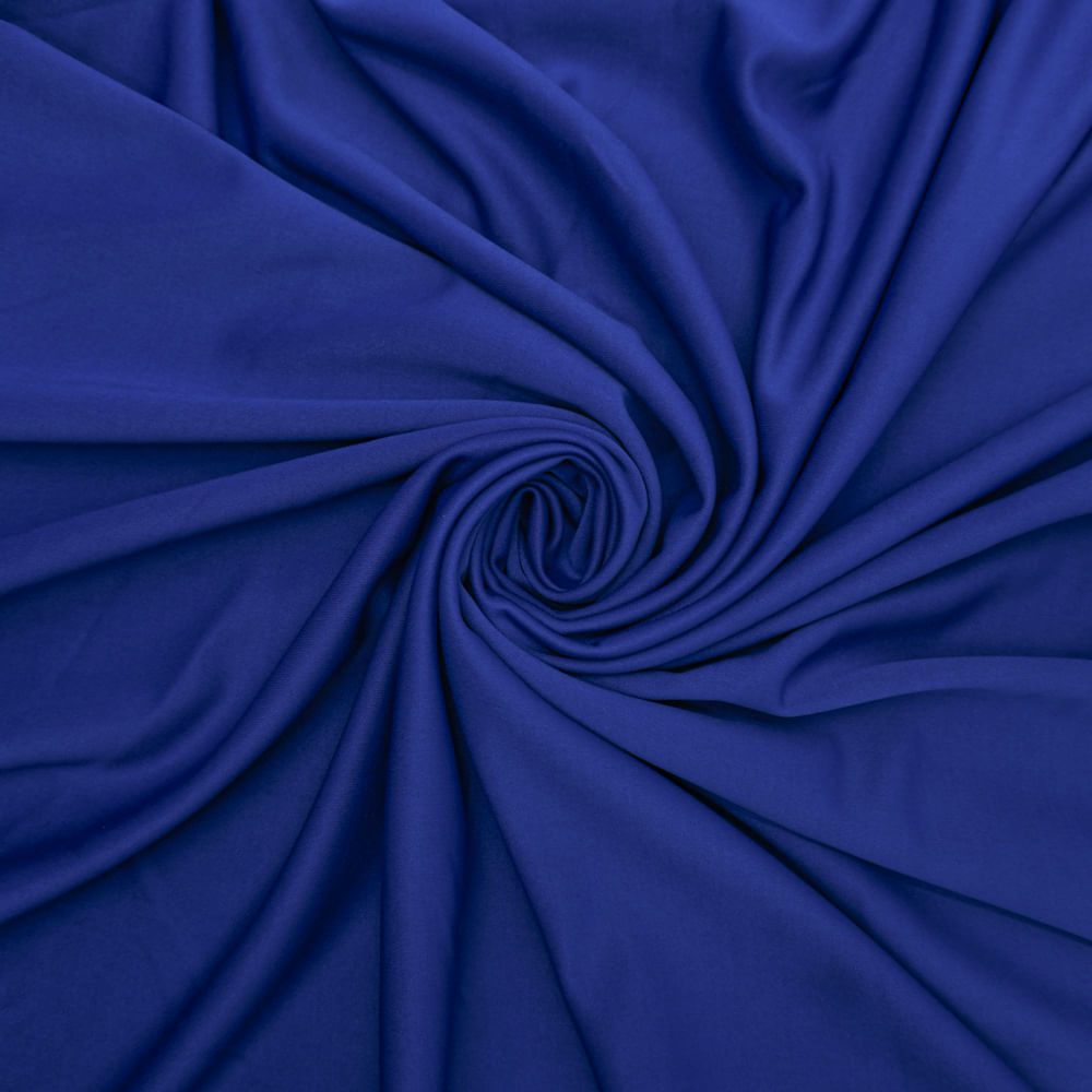 Tecido malha montaria azul royal