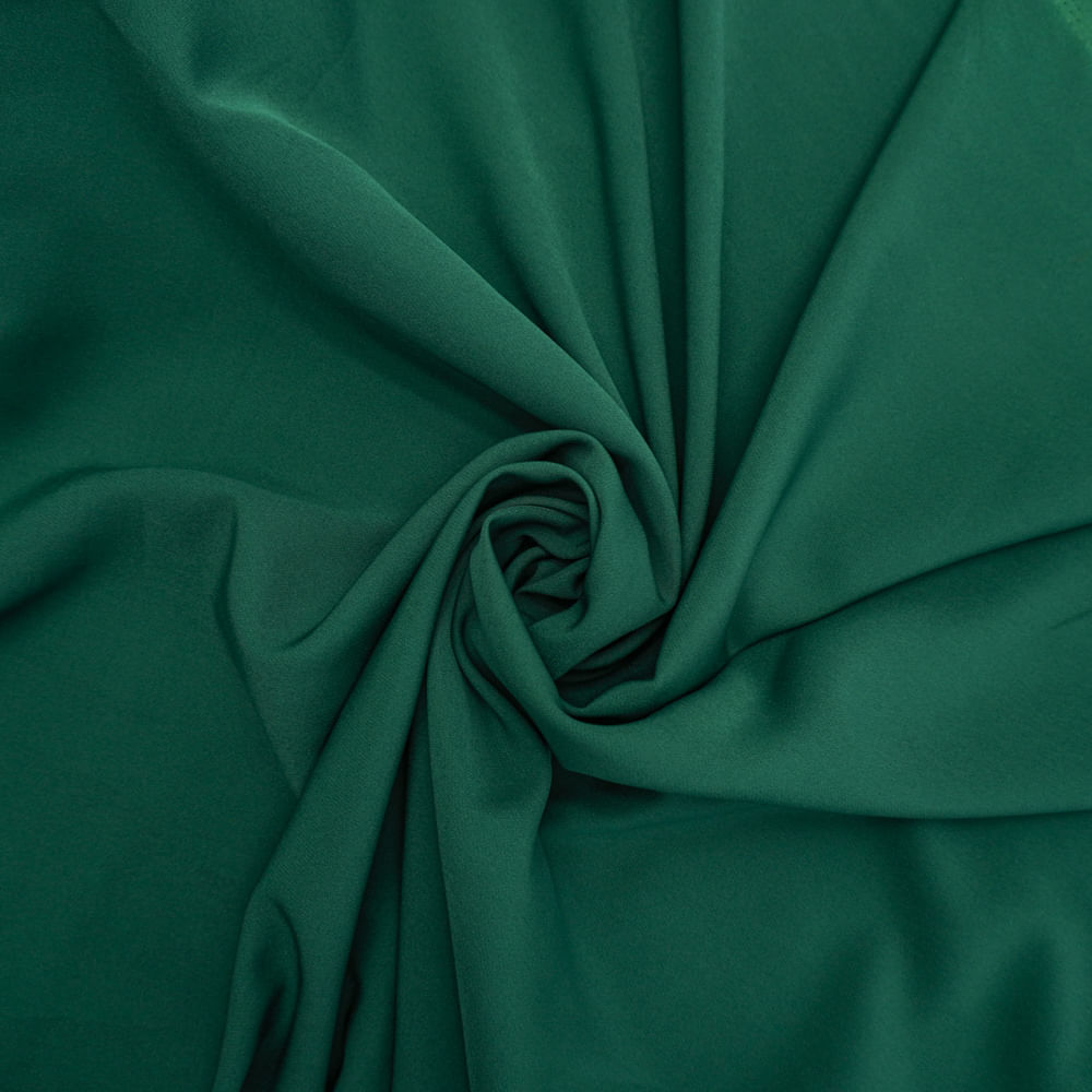 Tecido crepe alfaiataria verde bandeira