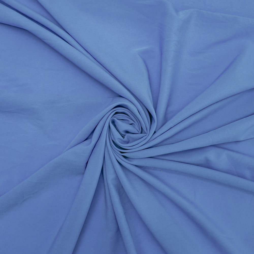 Tecido seda pluma azul royal