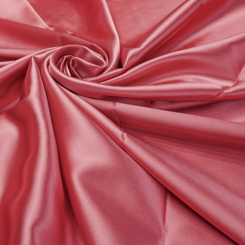 Tecido cetim com elastano rosê