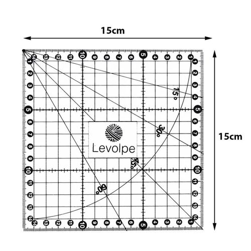 Régua 15x15 Cm Corte E Costura Milimetrada Patchwork