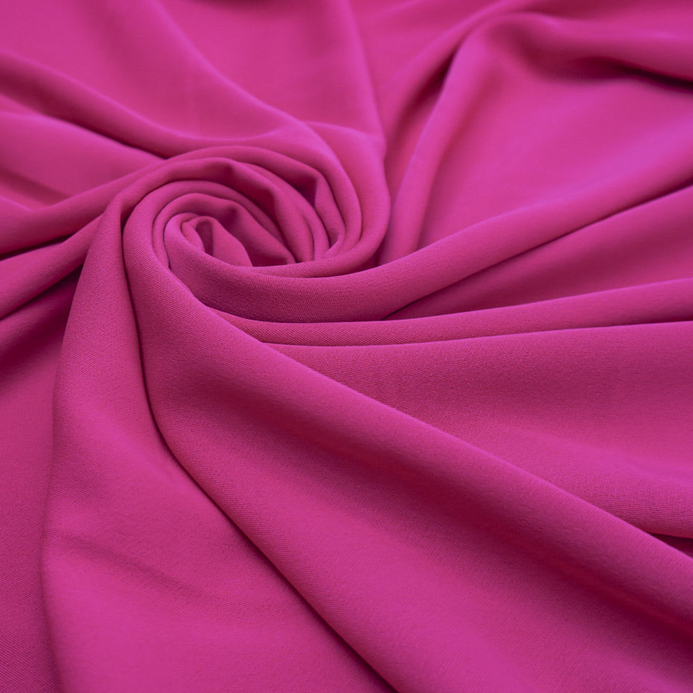 Tecido crepe versailles  leve pink