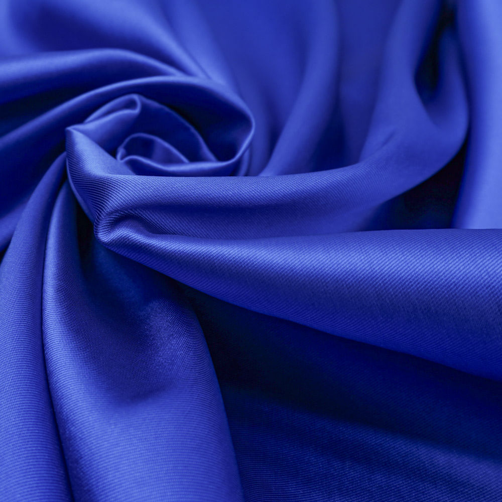 Tecido zibeline diagonal azul royal