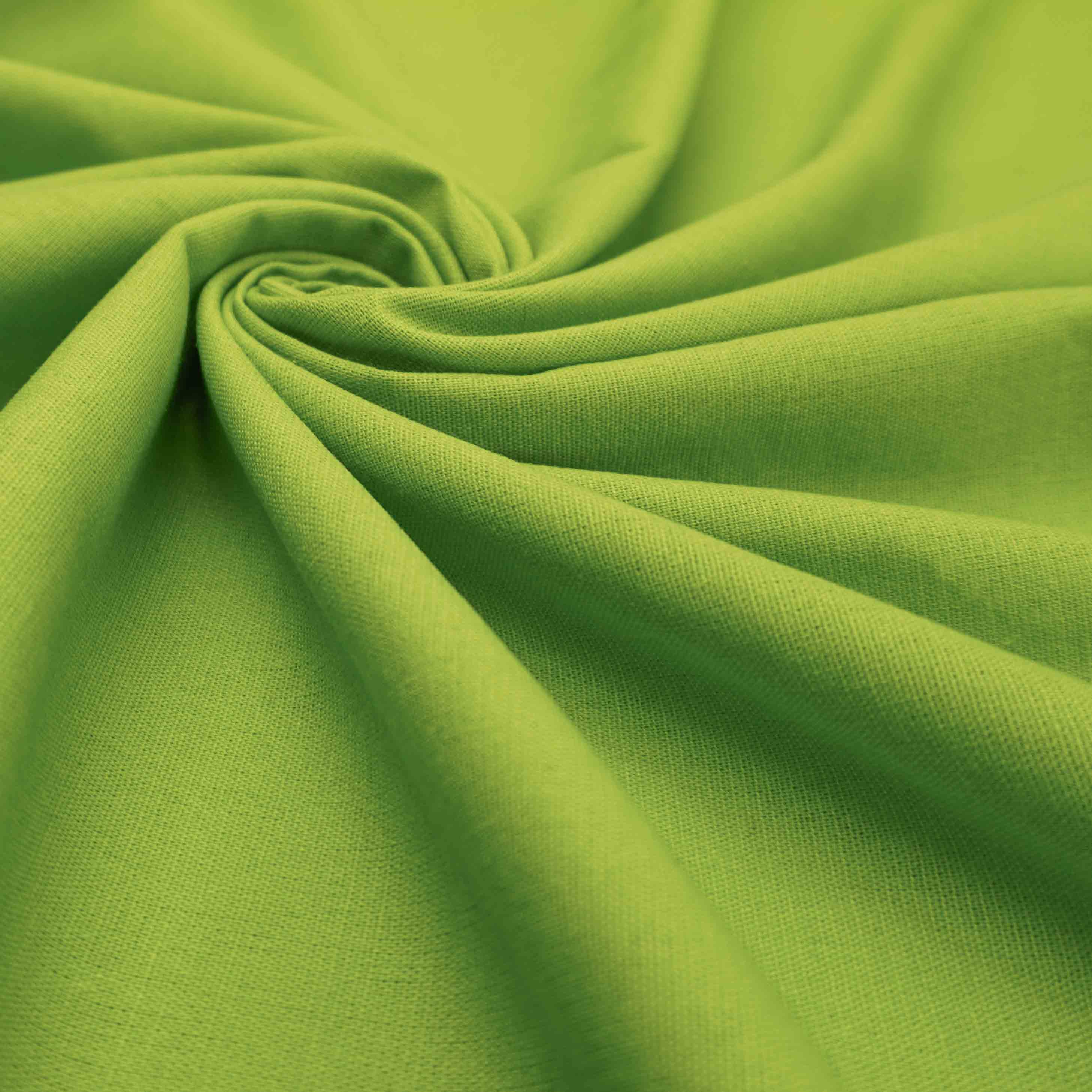 Tecido linho misto com elastano verde lima