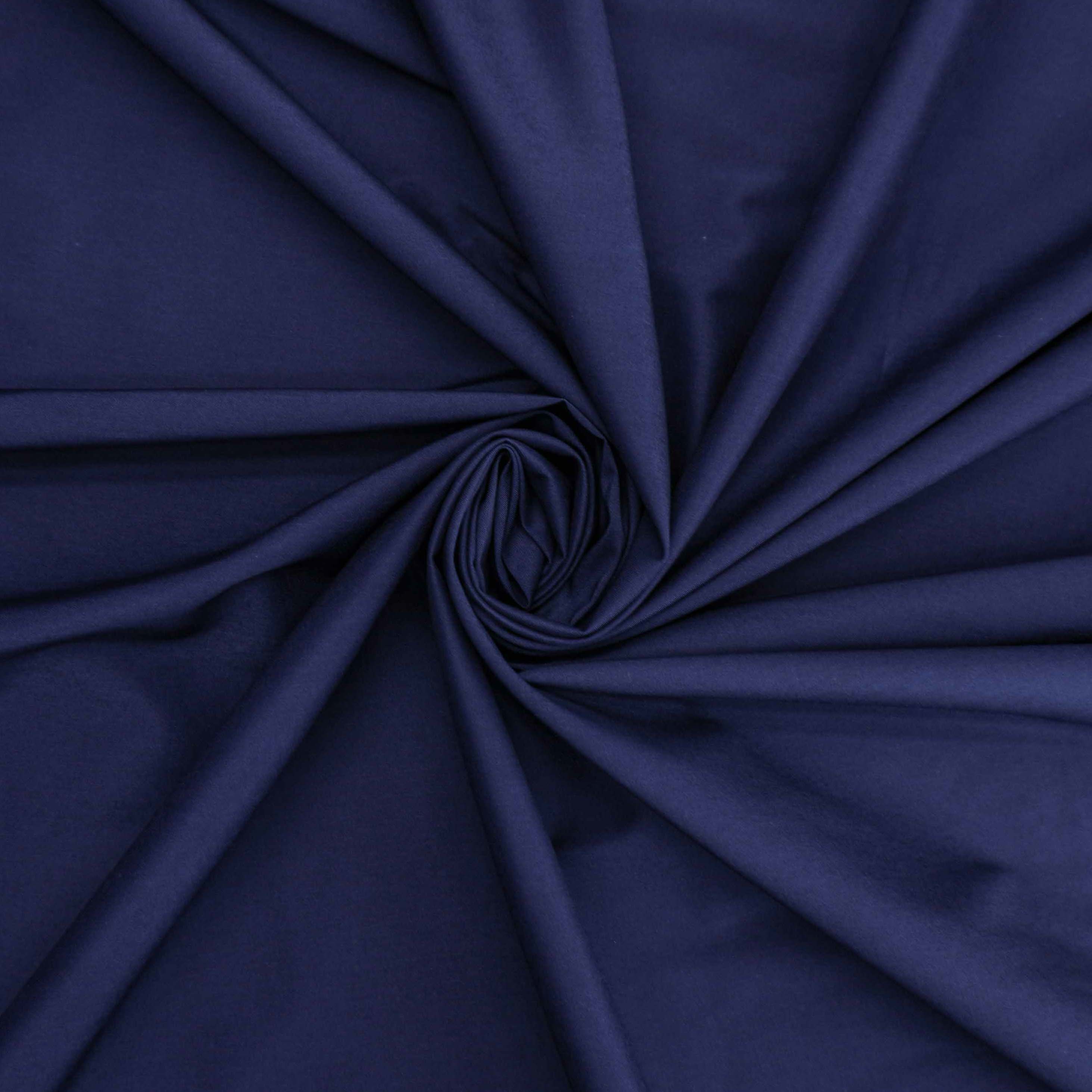 Tecido tricoline com elastano azul marinho