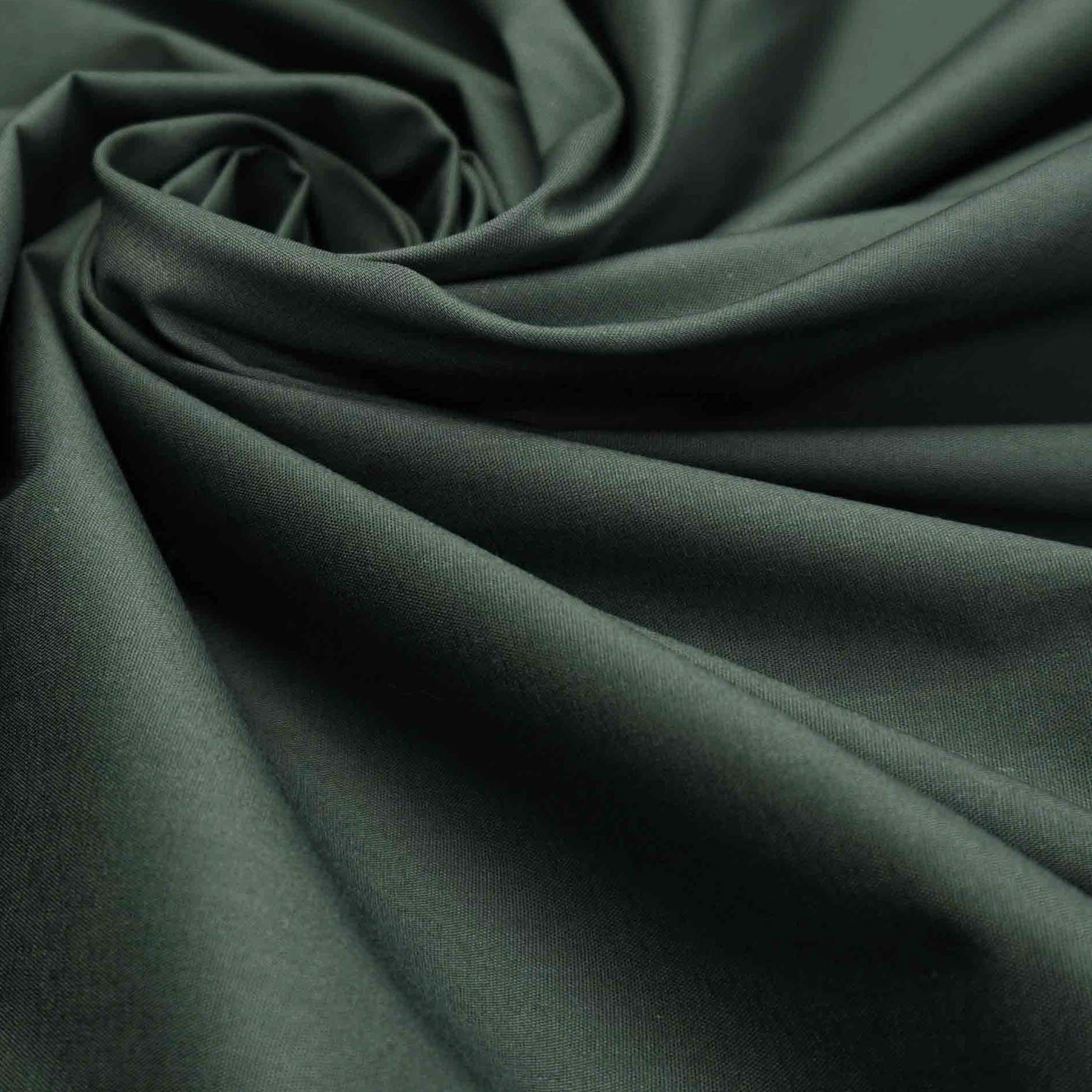 Tecido tricoline com elastano verde militar