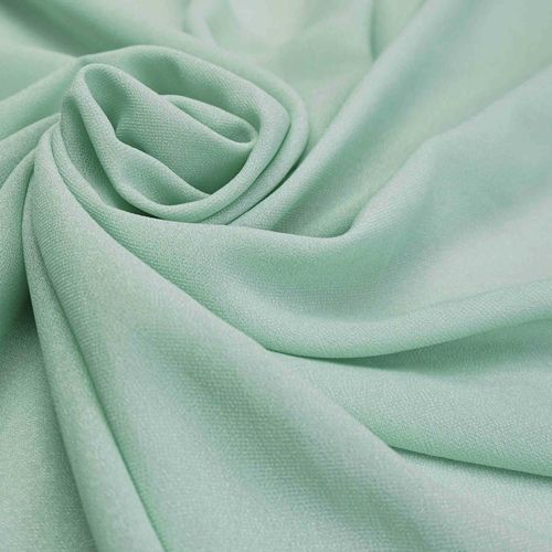 Tecido crepe musseline cristal verde menta