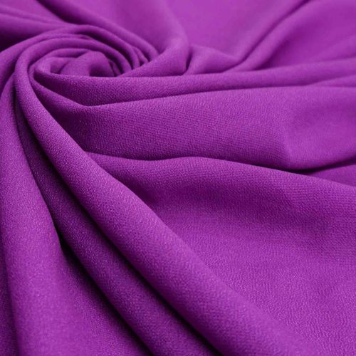 Tecido crepe musseline cristal roxo