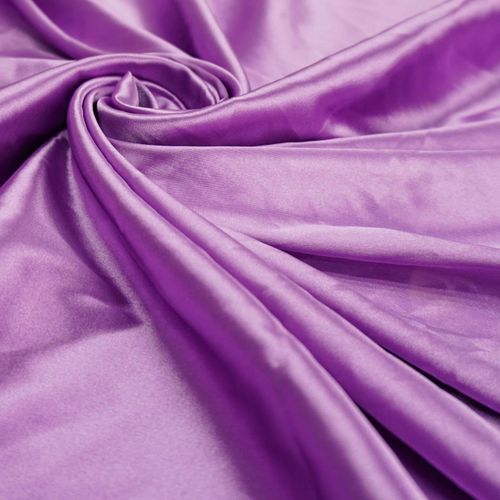 Tecido cetim com elastano lilás