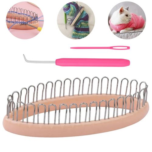Tear Manual Para Meias Polainas Luvas Tricô Ovalar 14cm Artesanato Tricot