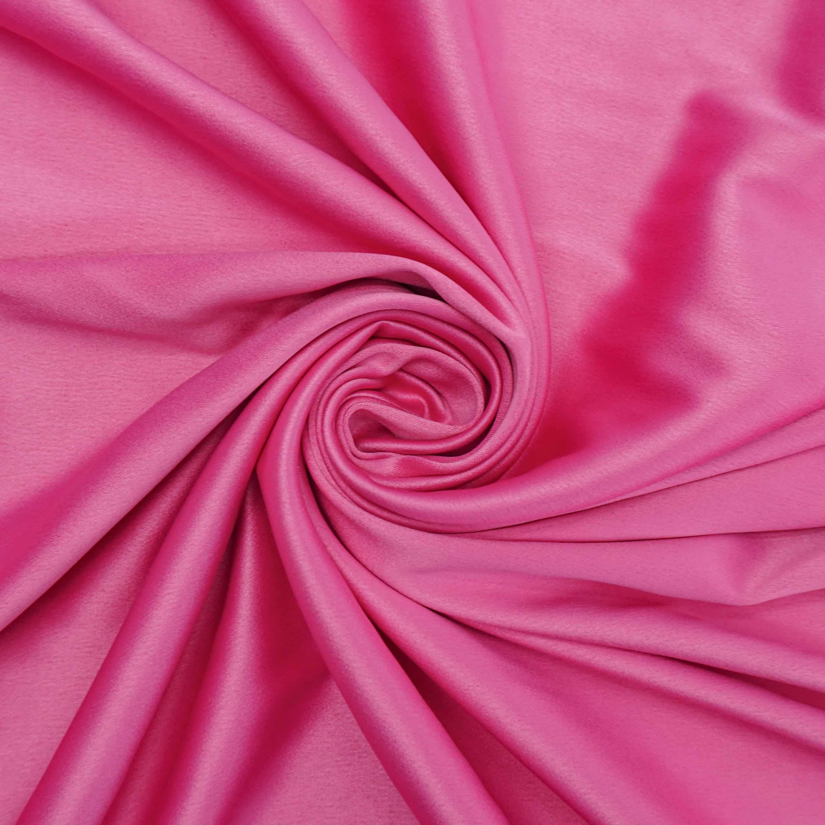 Tecido crepe versailles encorpado rosa chiclete