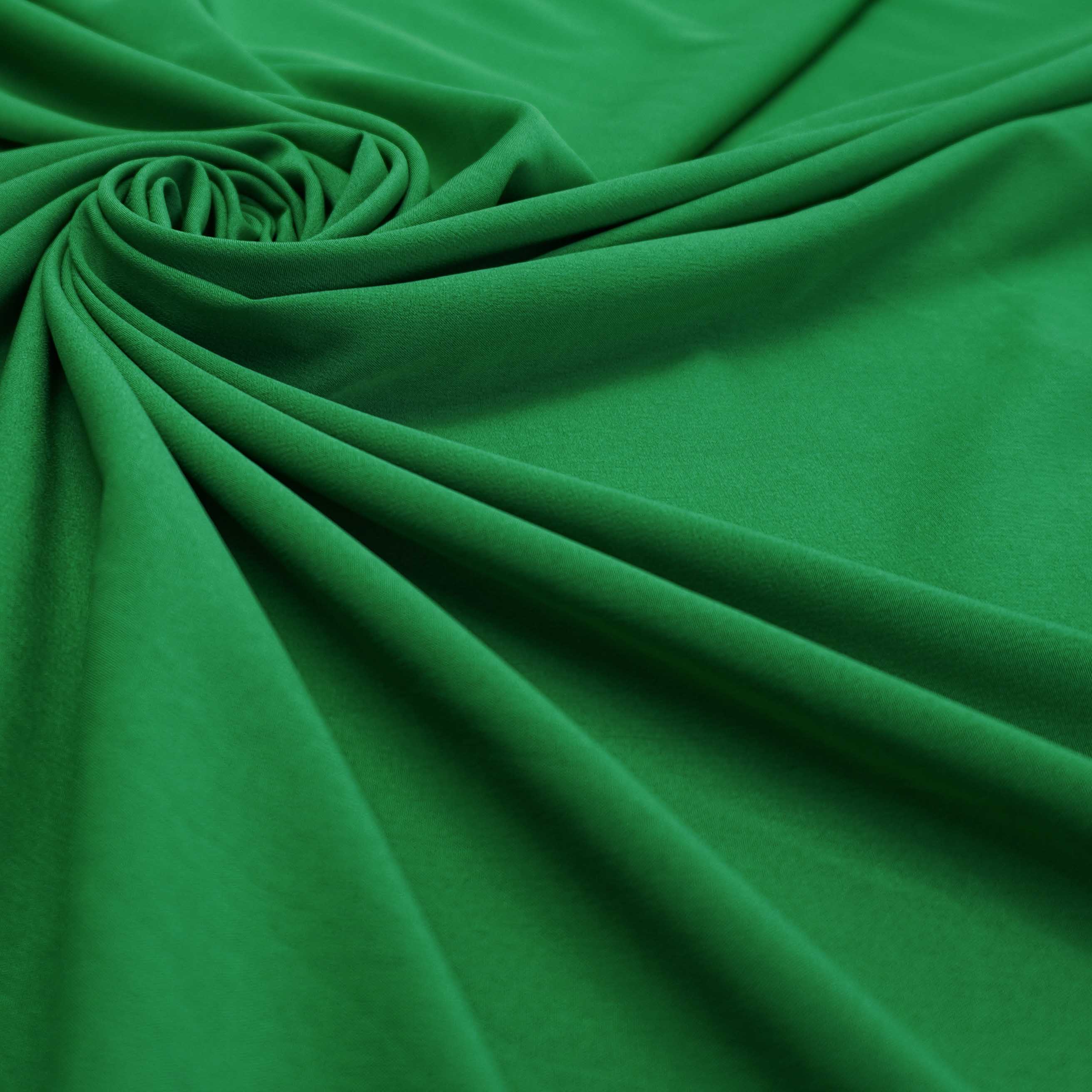 Tecido seda pluma verde