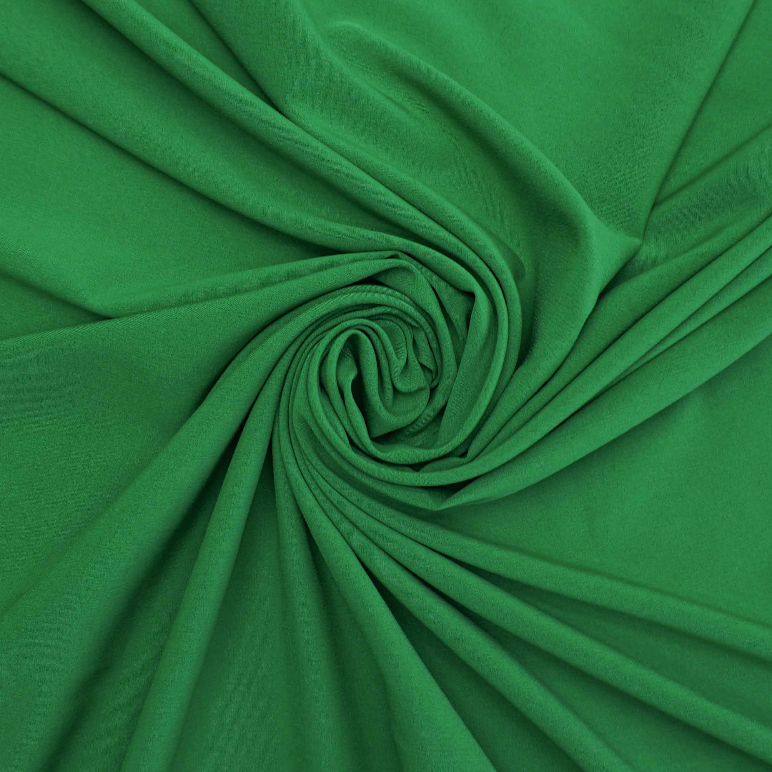 Tecido seda pluma verde