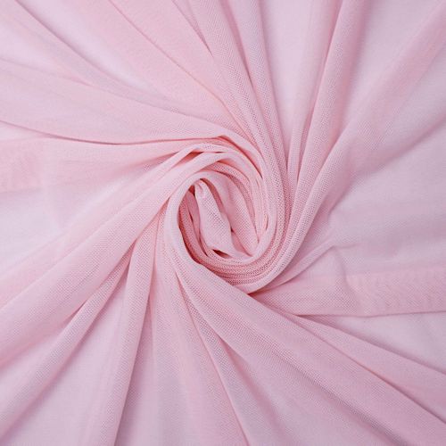 Tecido tule de malha rosa bebê und 75cm x 160cm