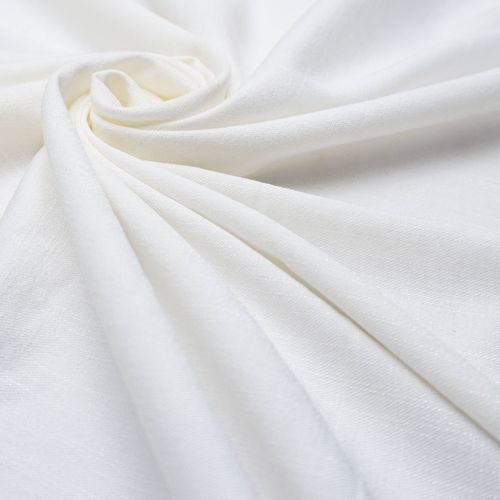 Tecido alfaiataria textura de linho com elastano off white