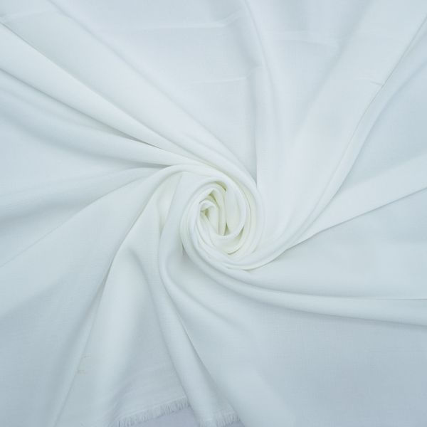 Tecido crepe alfaiataria leve off white und 20cm x 147cm