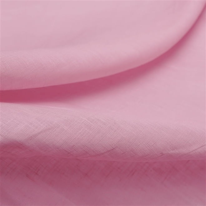 Tecido cambraia de linho rosa bebê und 80cm x 137cm