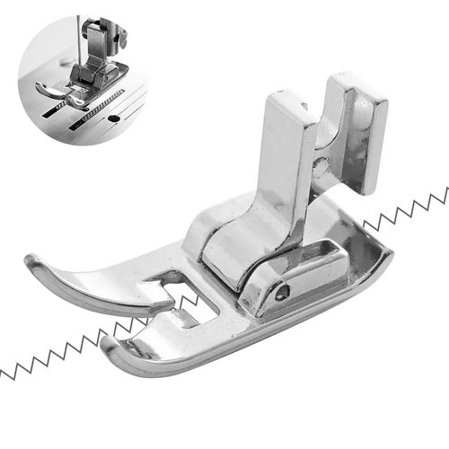Sapata Pé Calcador Zigzag Haste Baixa Embutida Máquina De Costura Doméstica