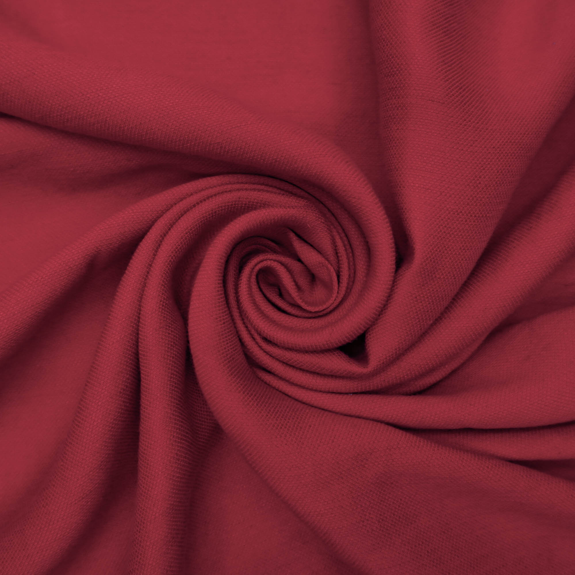 Tecido linho misto vermelho (tecido italiano legítimo)