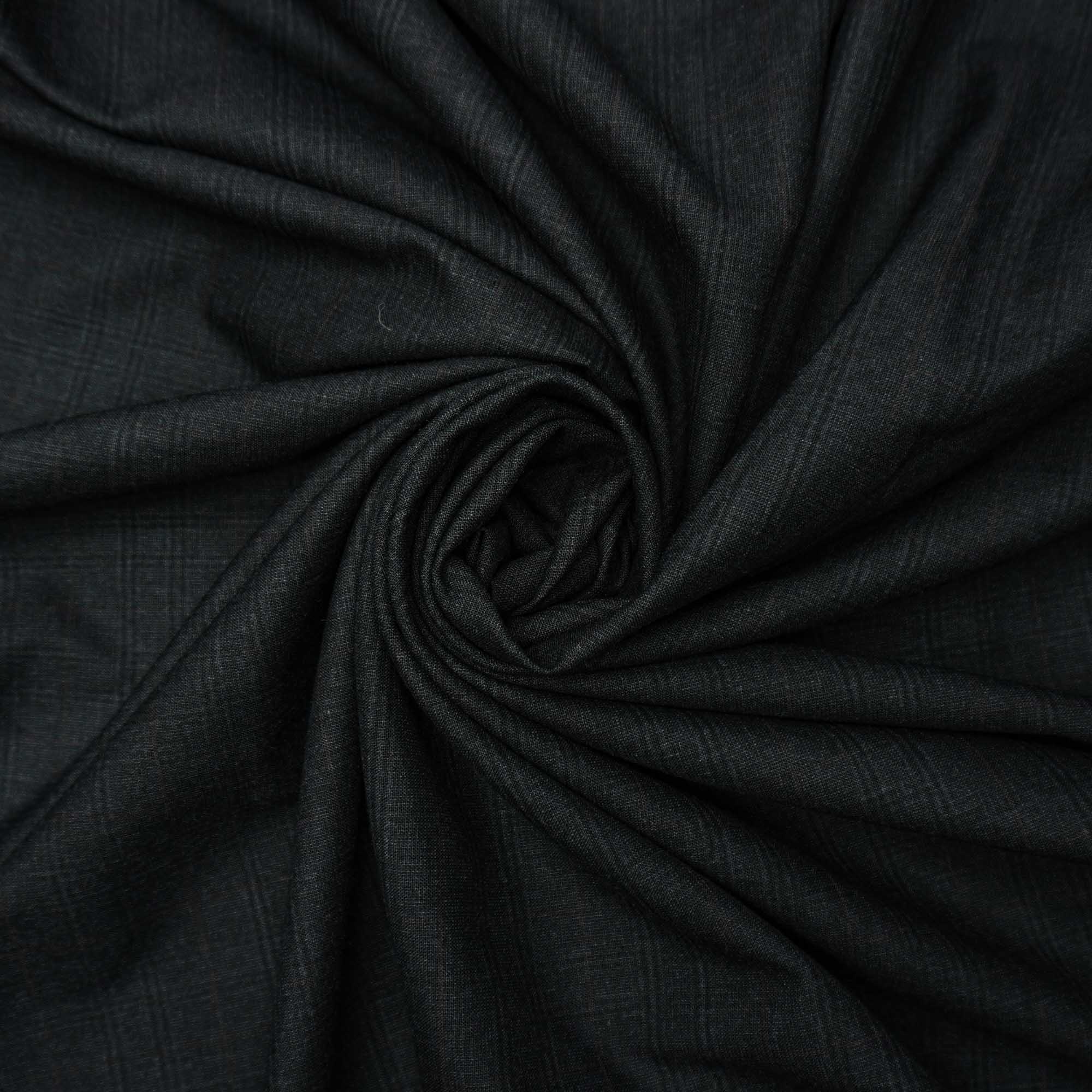 Tecido alfaiataria com elastano preto