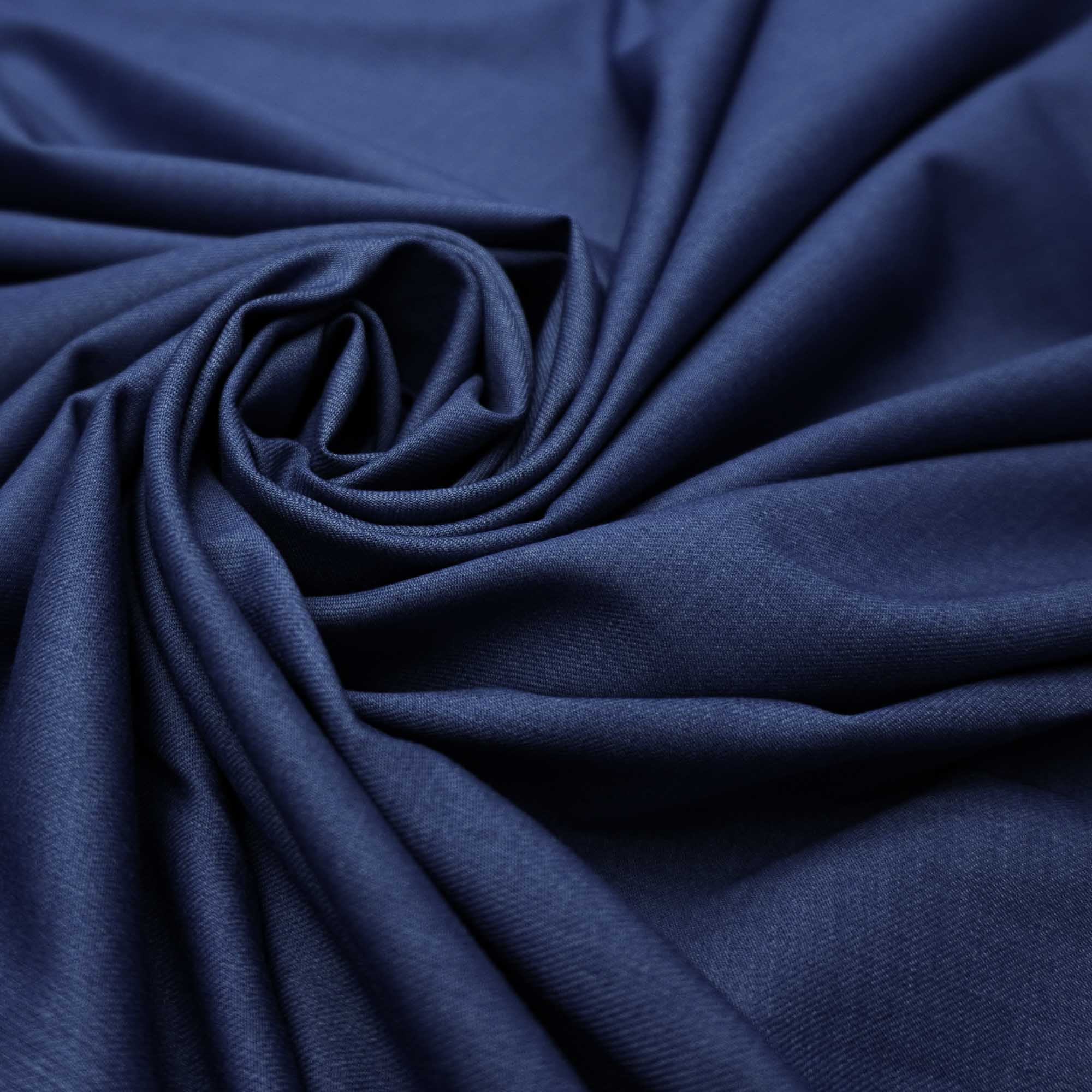 Tecido alfaiataria com elastano azul jeans