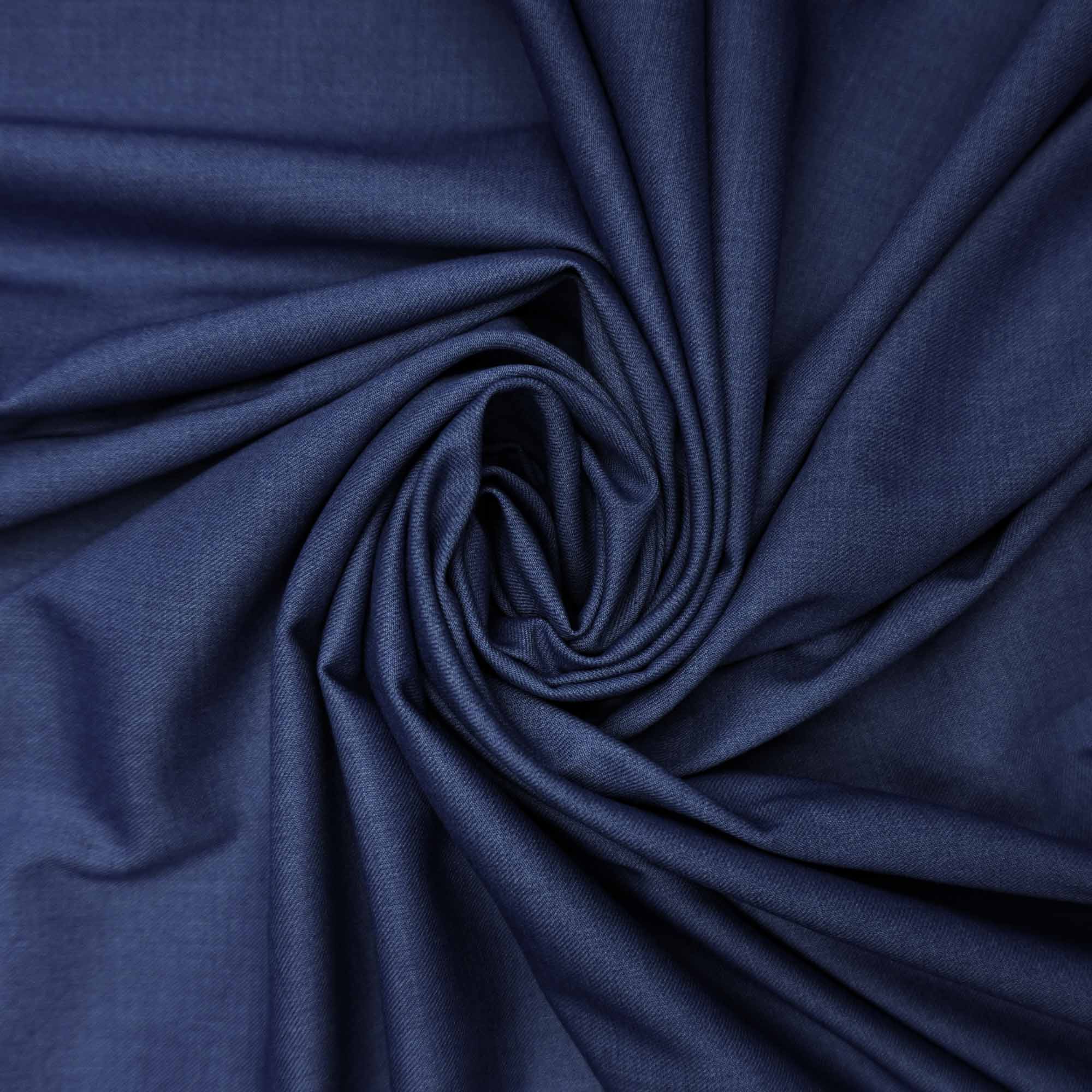 Tecido alfaiataria com elastano azul jeans