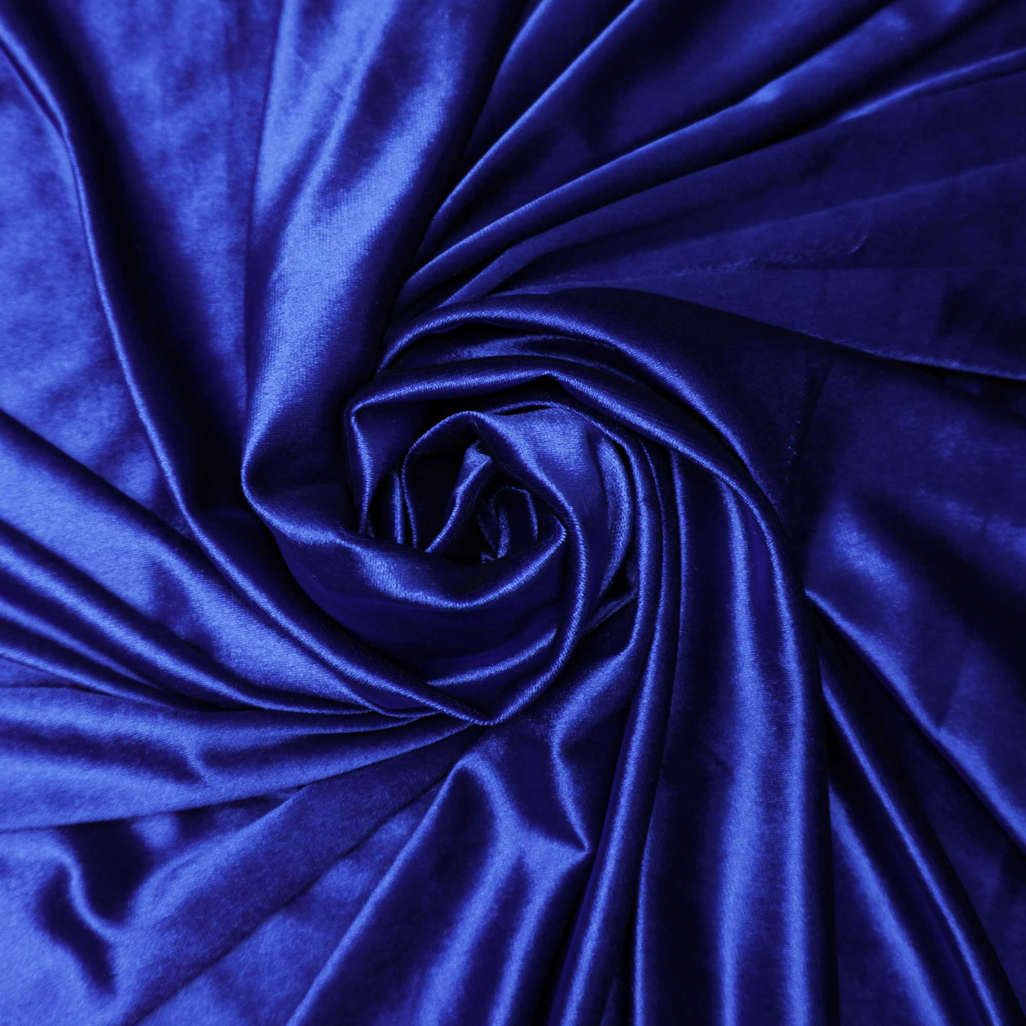 Tecido veludo com elastano azul acinzentado