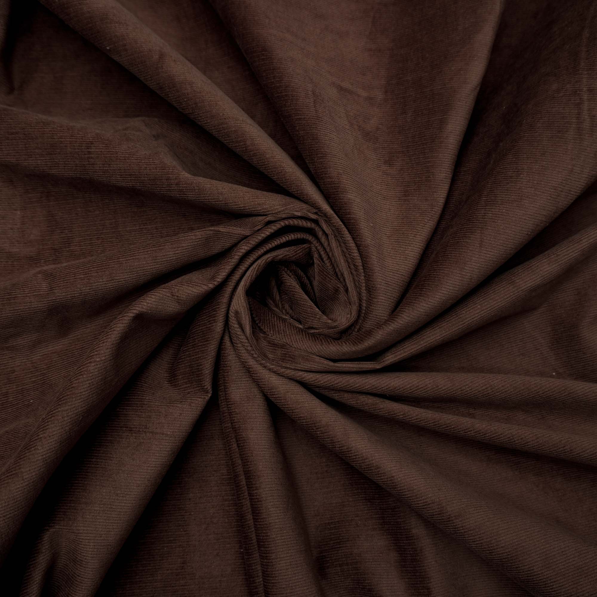 Tecido veludo cotelê com elastano caqui (outono/inverno)