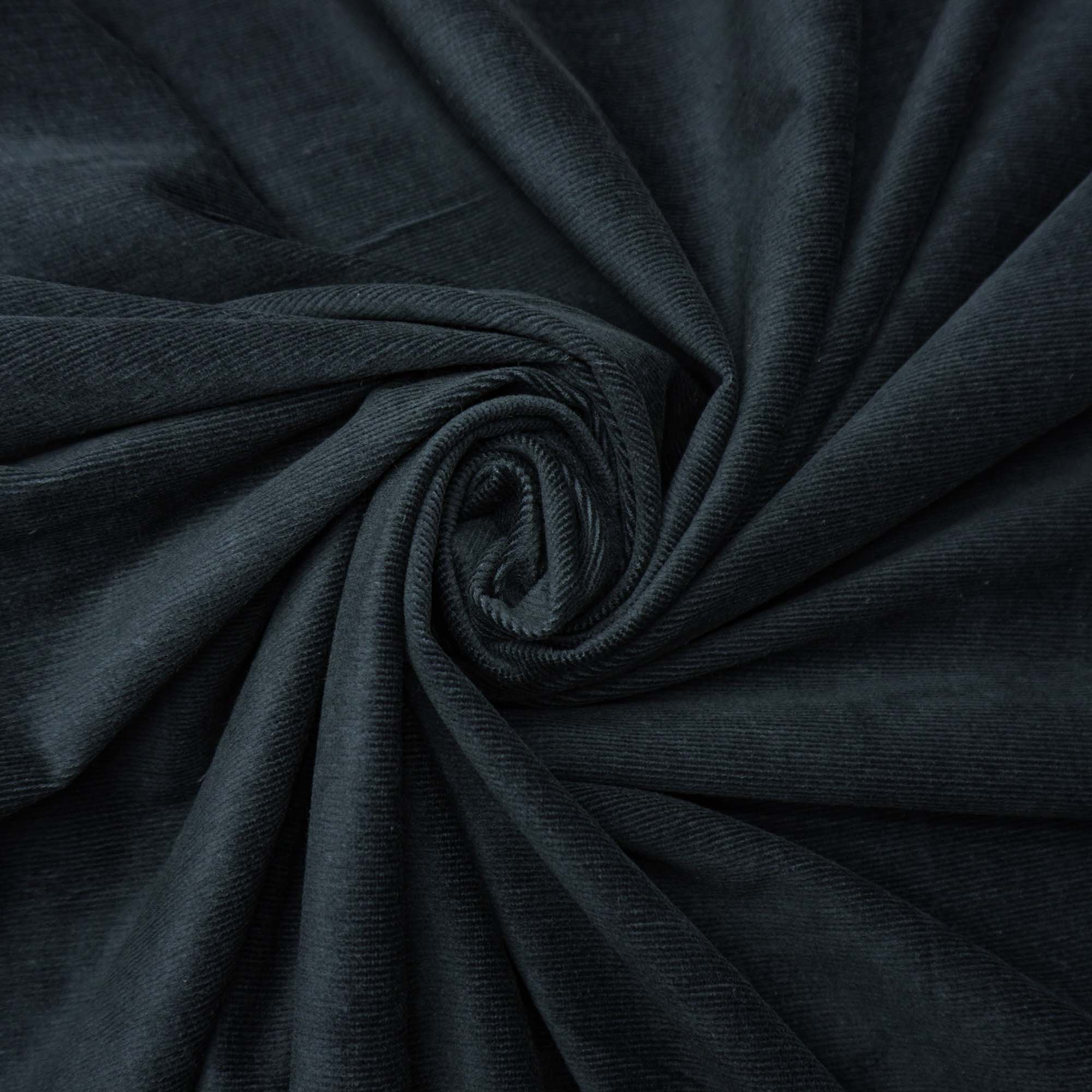 Tecido veludo cotelê com elastano cinza escuro (outono/inverno)