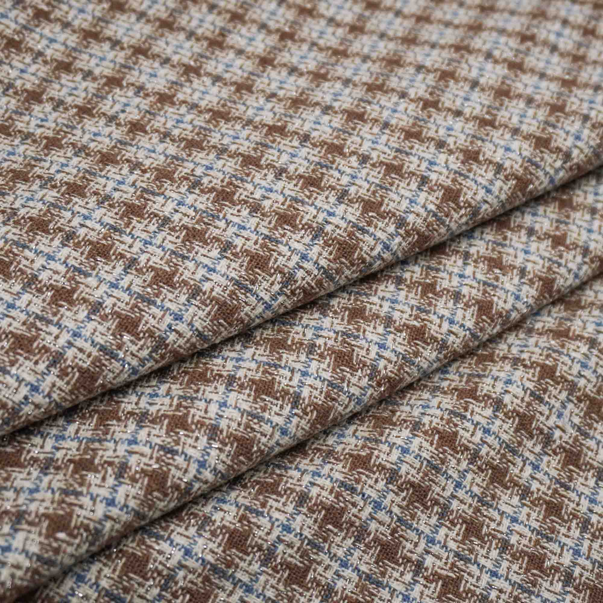 Tecido tweed marrom