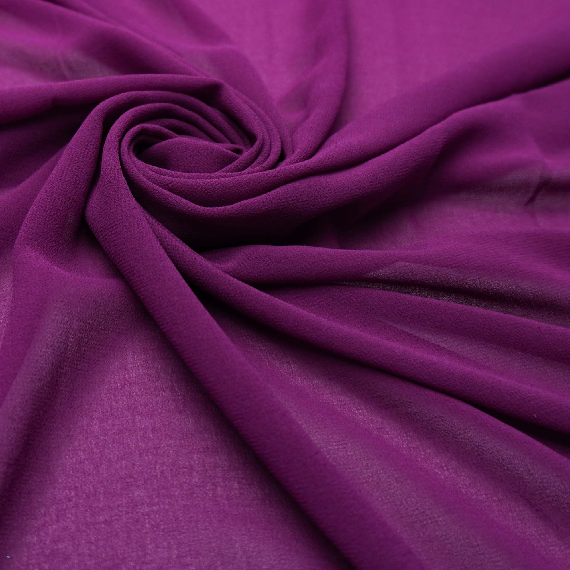 Tecido msseline toque de seda roxo
