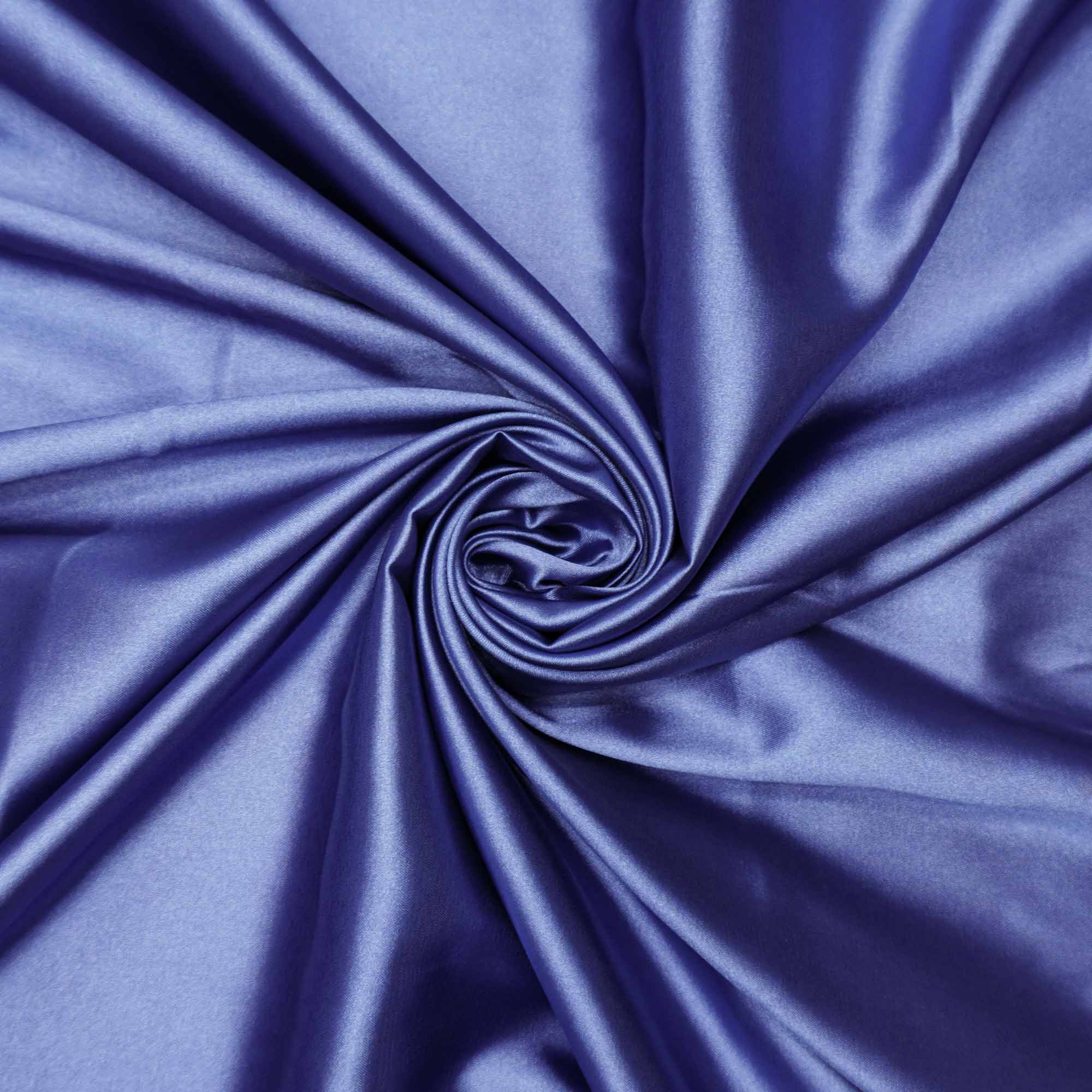 Tecido cetim toque de seda com elastano azul serenity