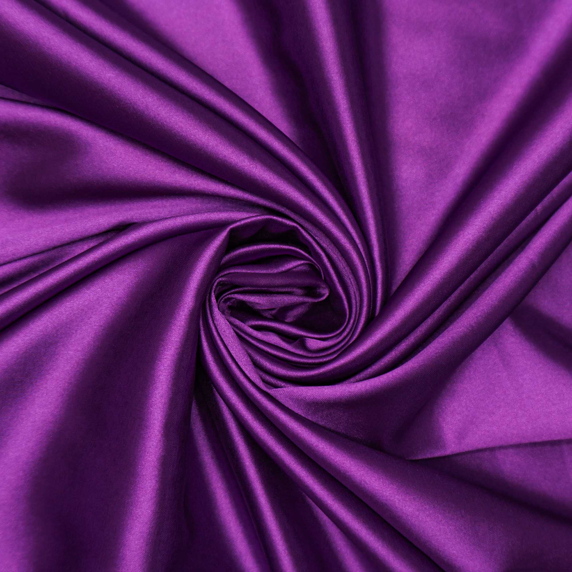 Tecido cetim com toque de seda com elastano roxo