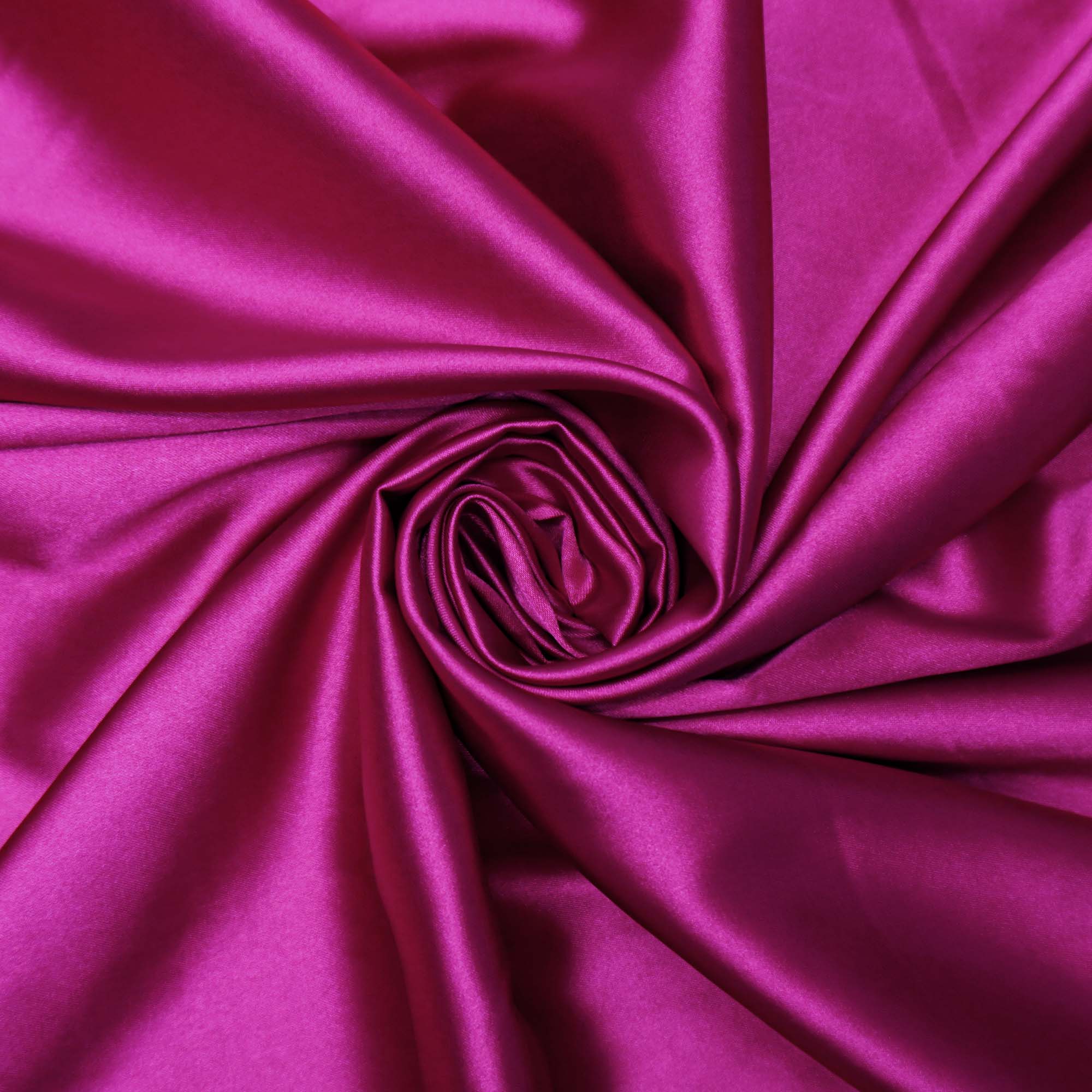 Tecido cetim toque de seda com elastano pink