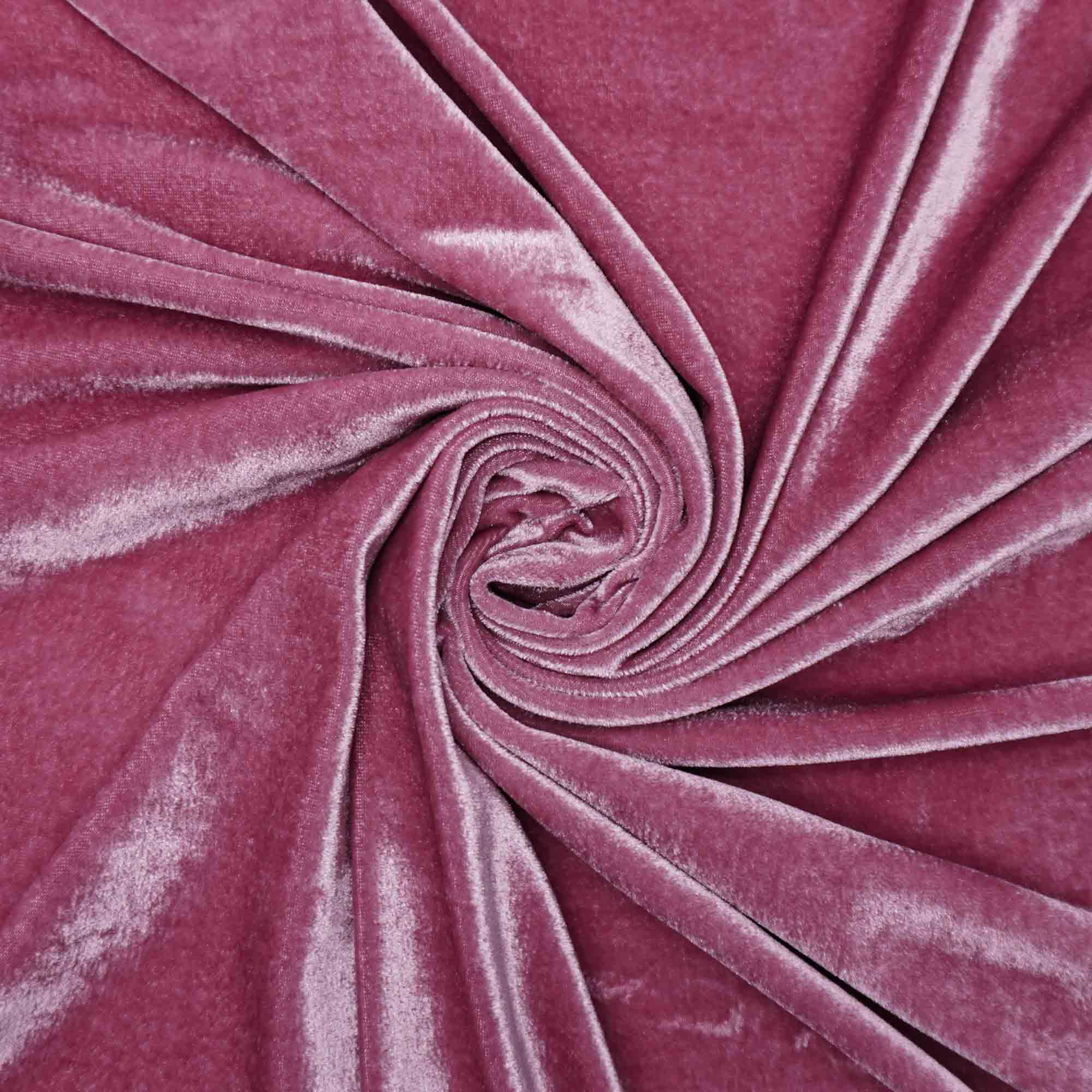 Tecido veludo com elastano rosê