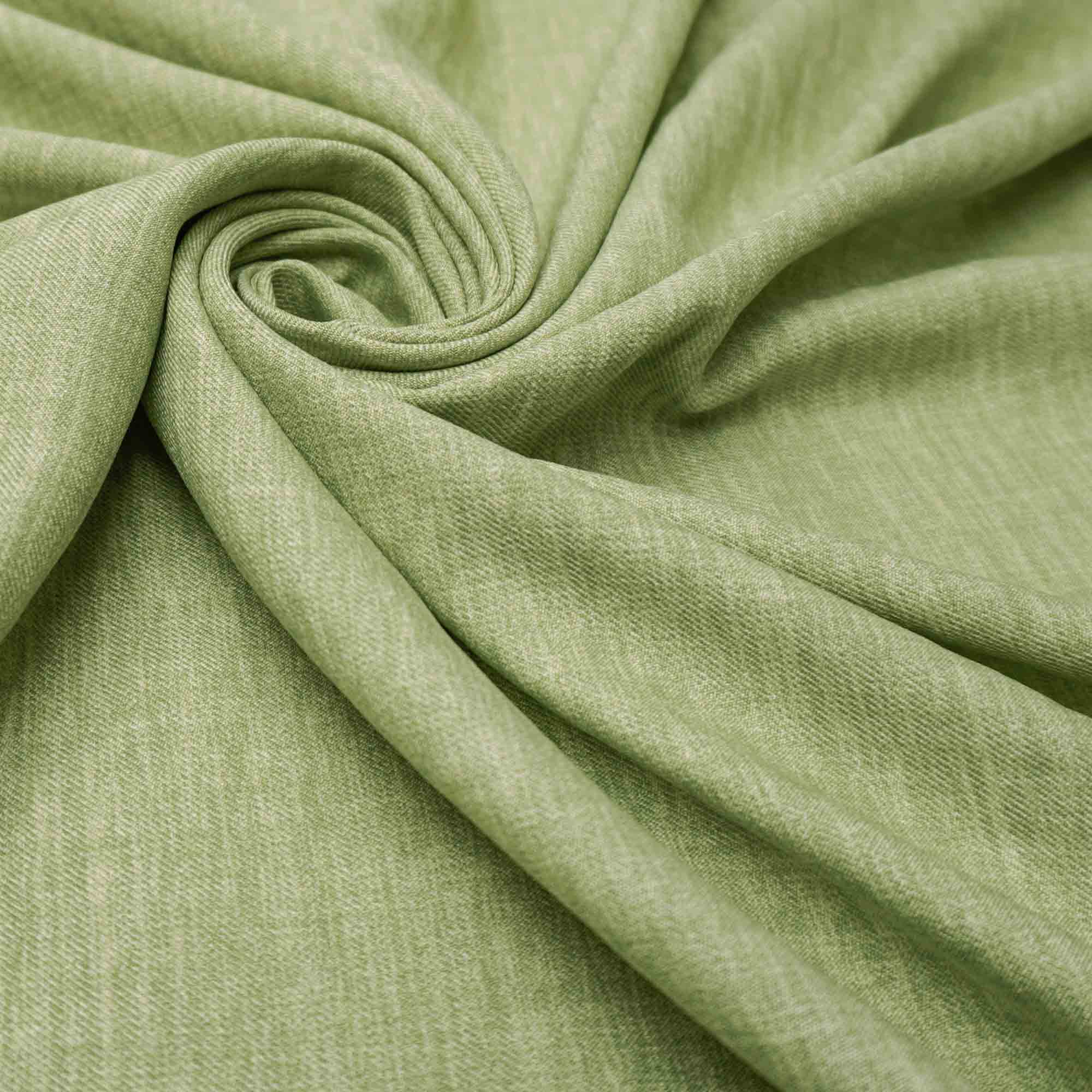 Tecido alfaiataria com textura de linho verde pistache