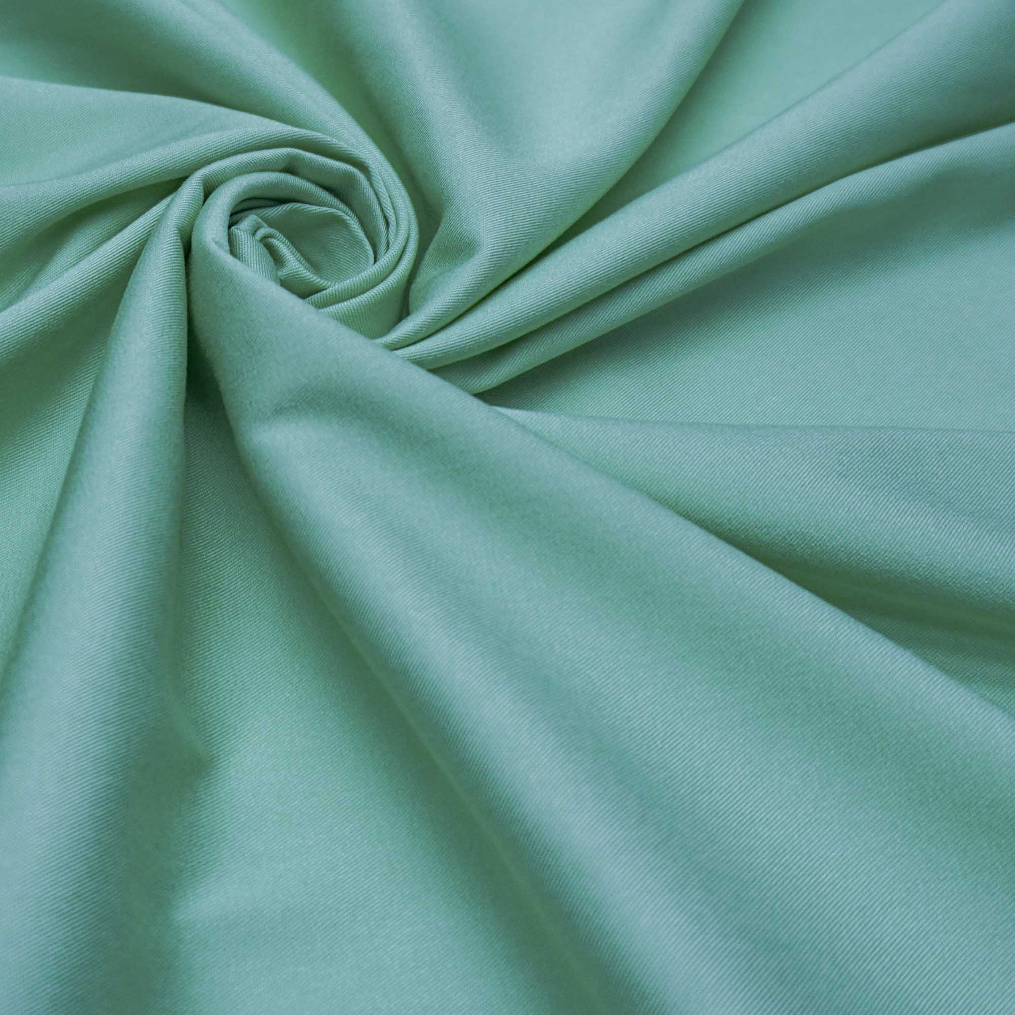 Tecido chambray verde tiffany
