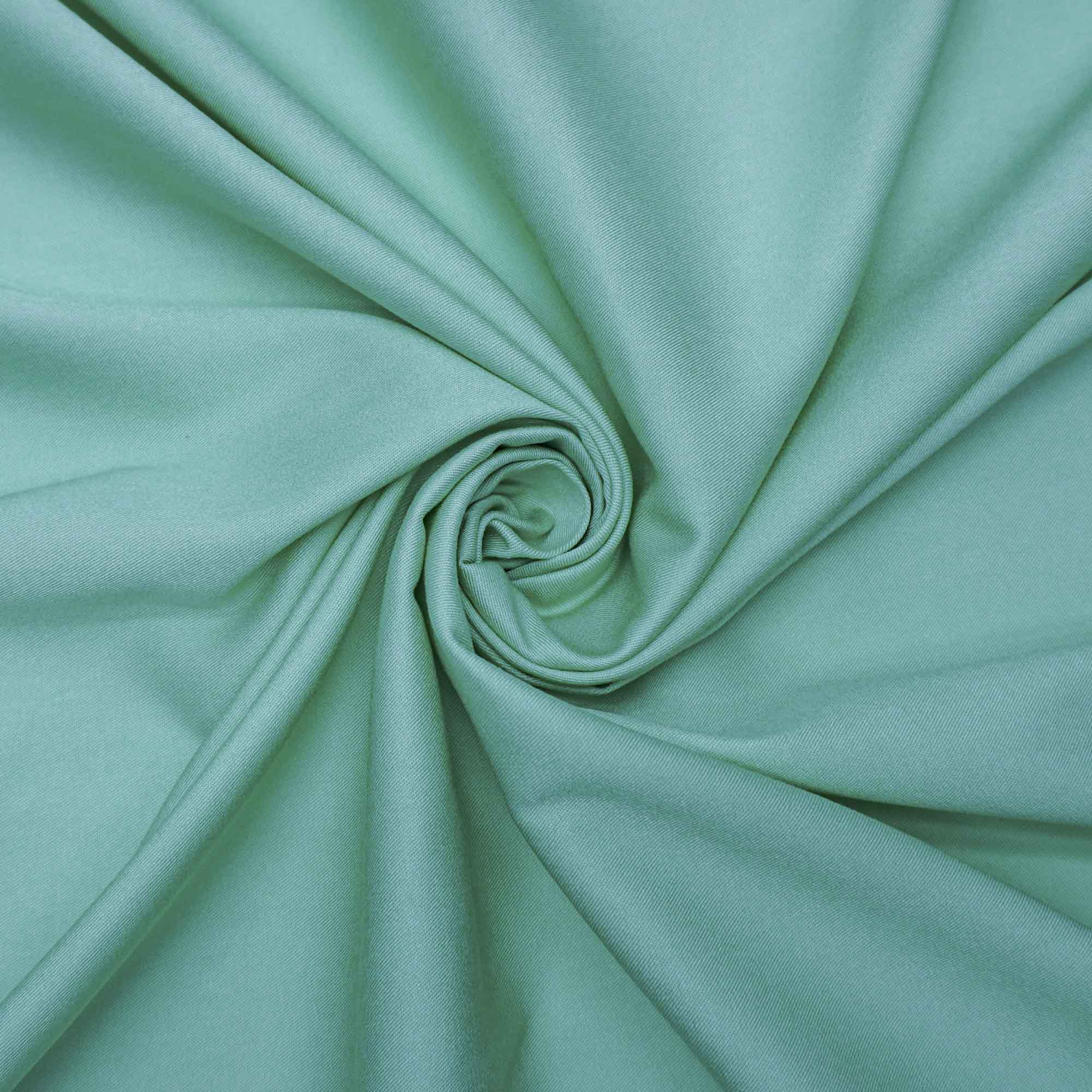 Tecido chambray verde tiffany