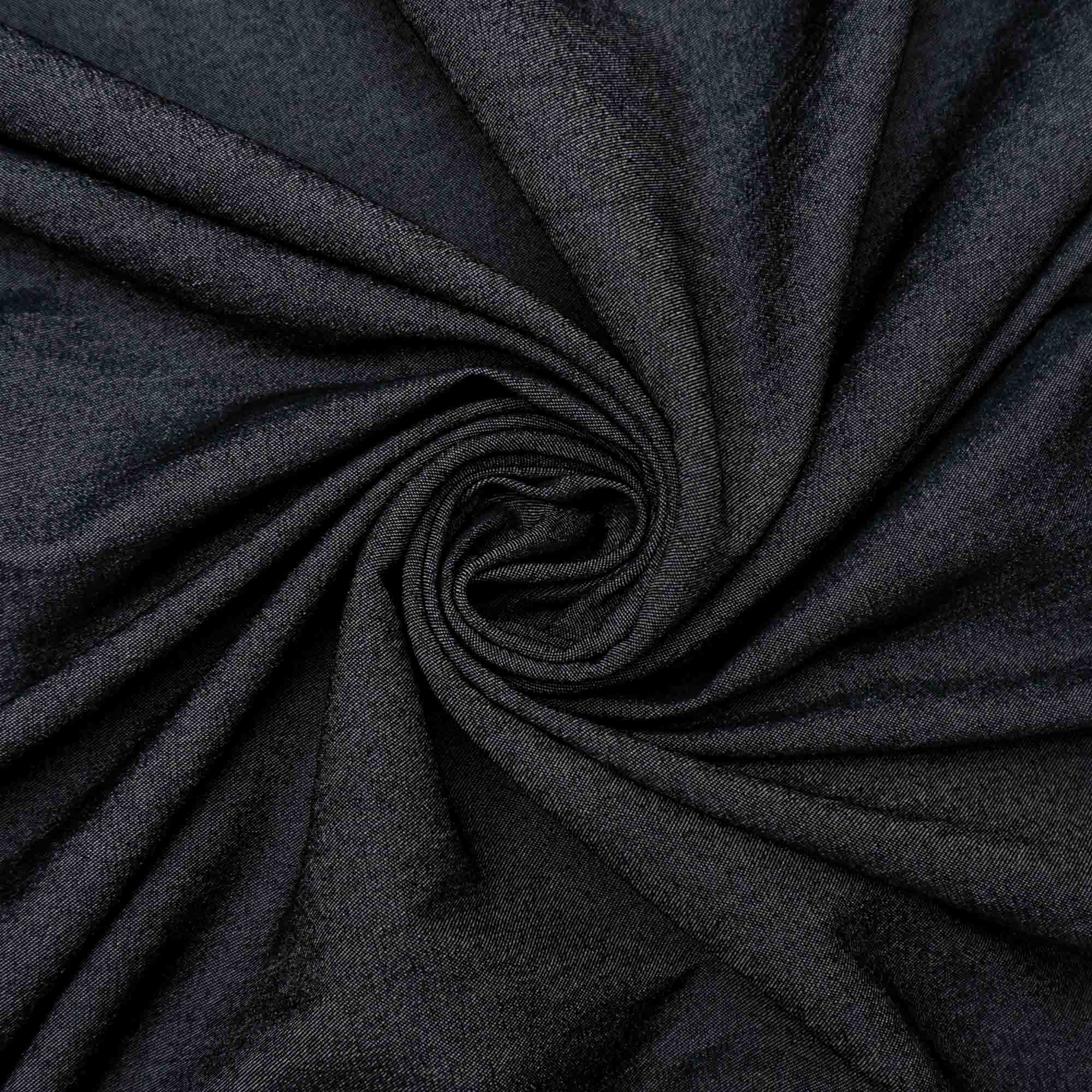Tecido chambray preto