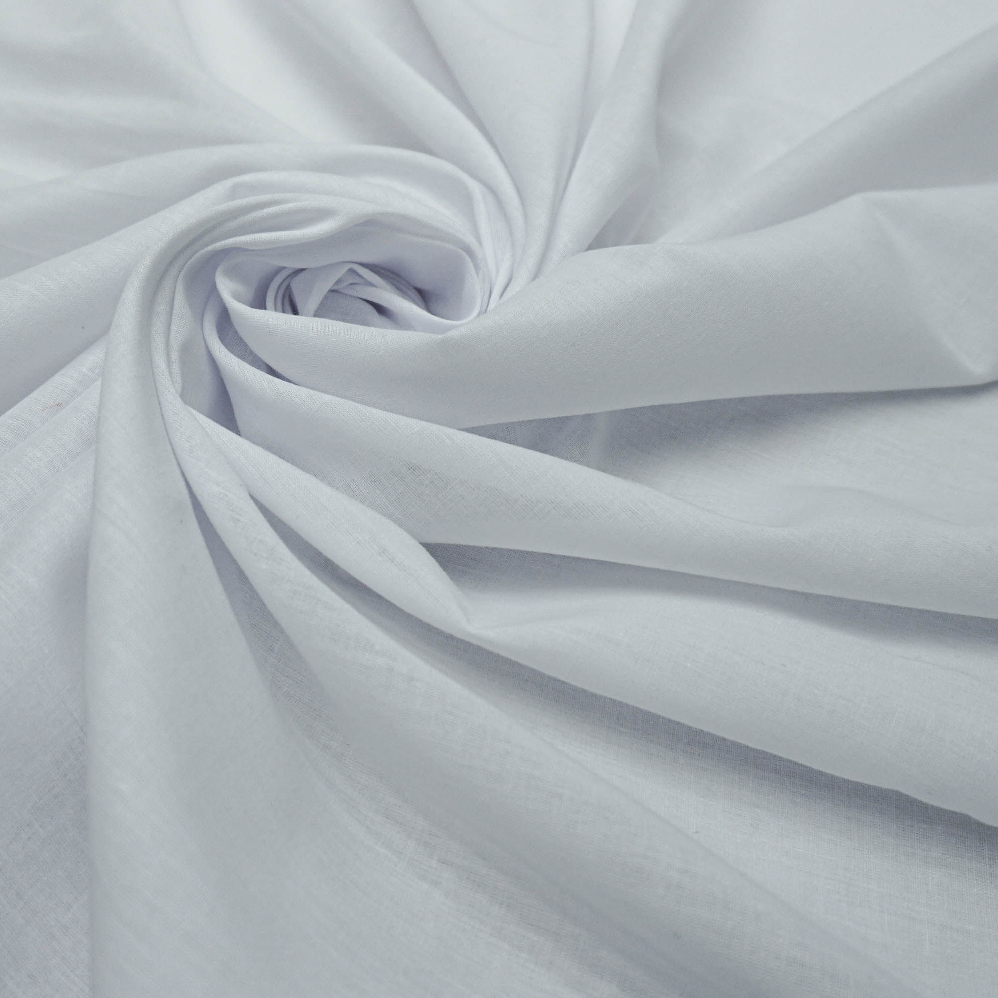 Tecido cambraia de algodão branco