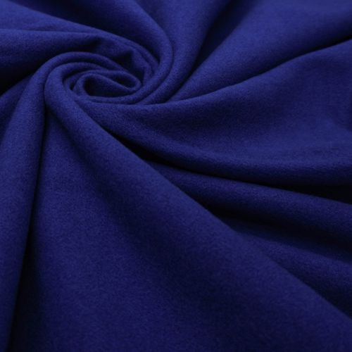 Tecido lã batida dupla face azul royal (outono/inverno)