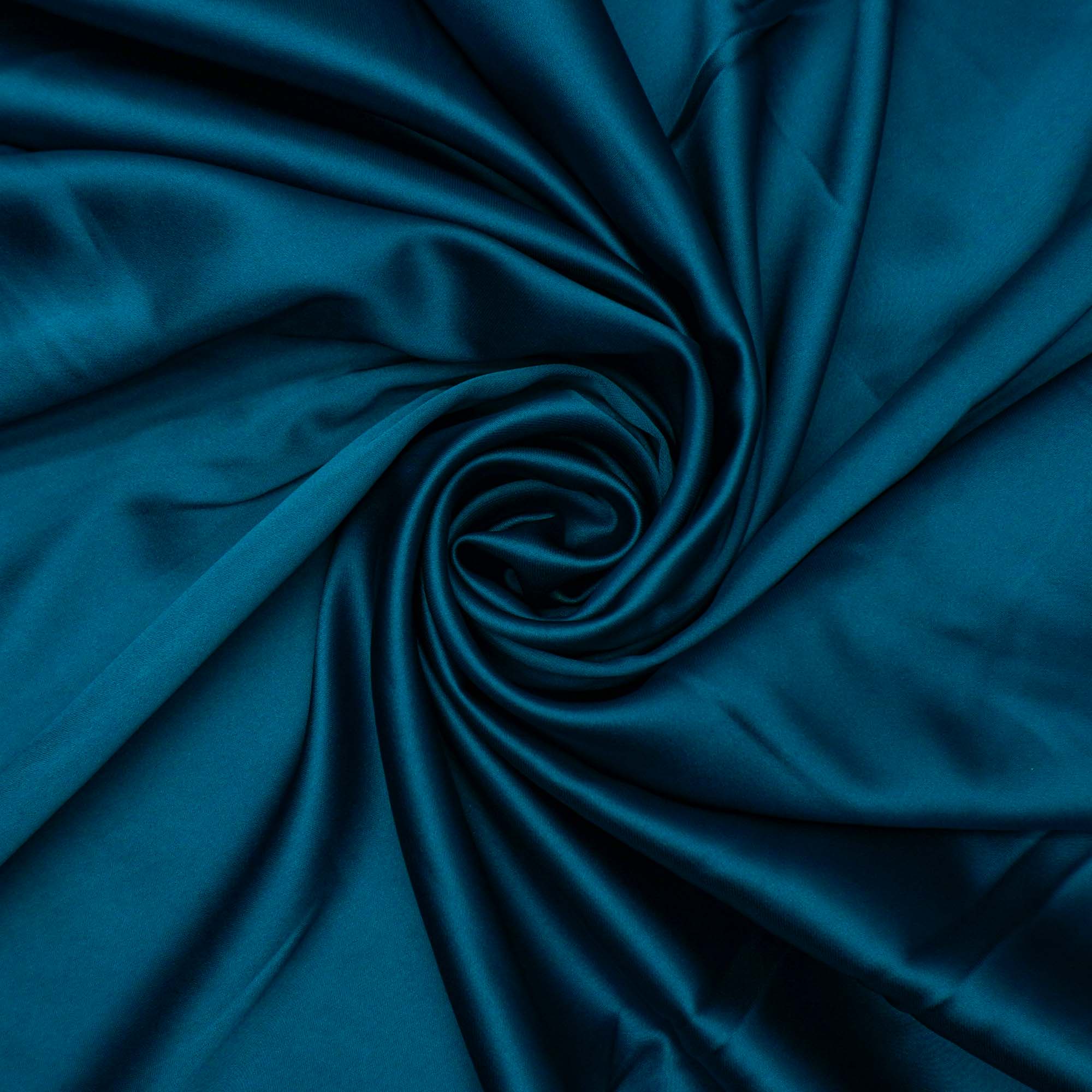 Tecido crepe versailles azul turquesa