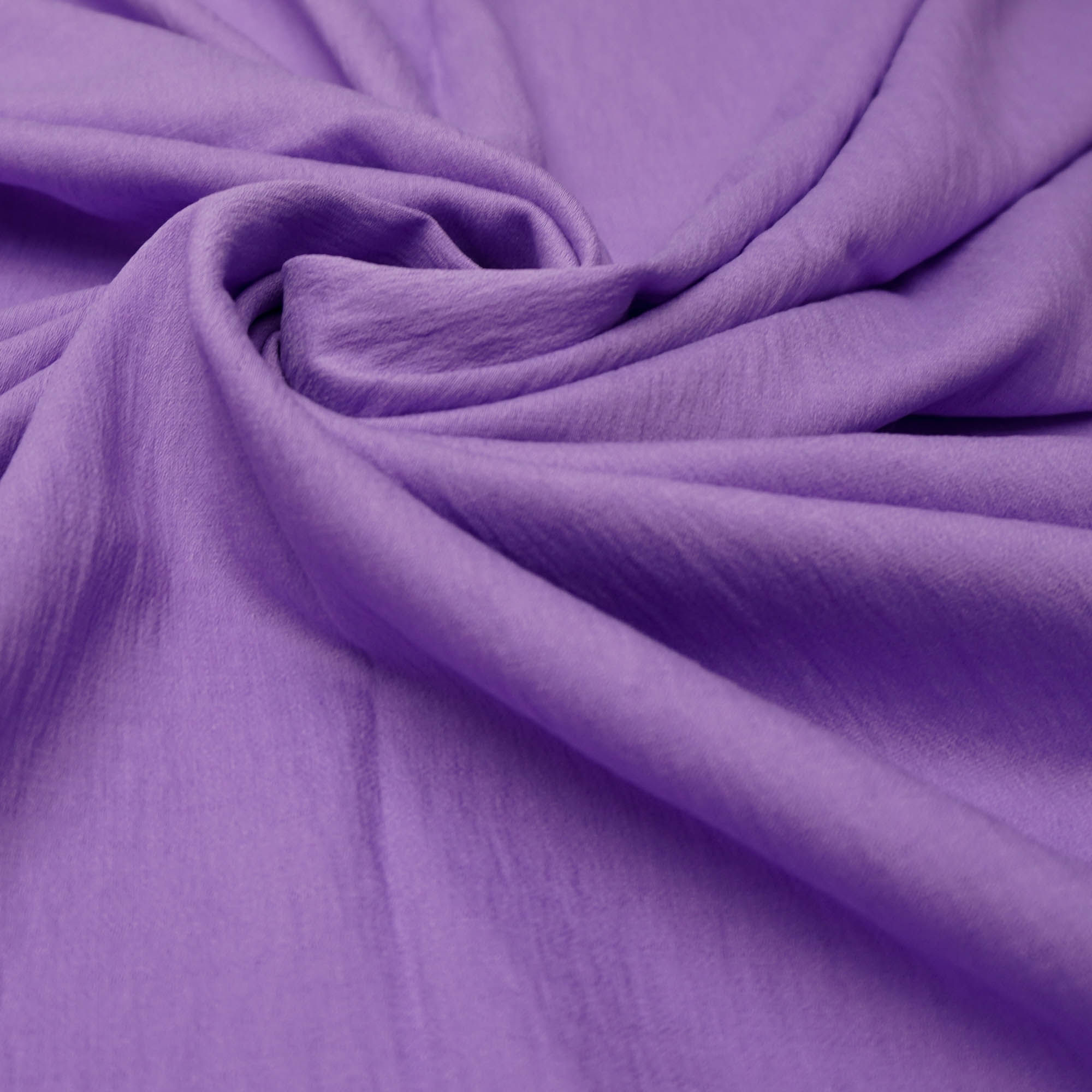 Tecido viscose twill com textura de linho lilás